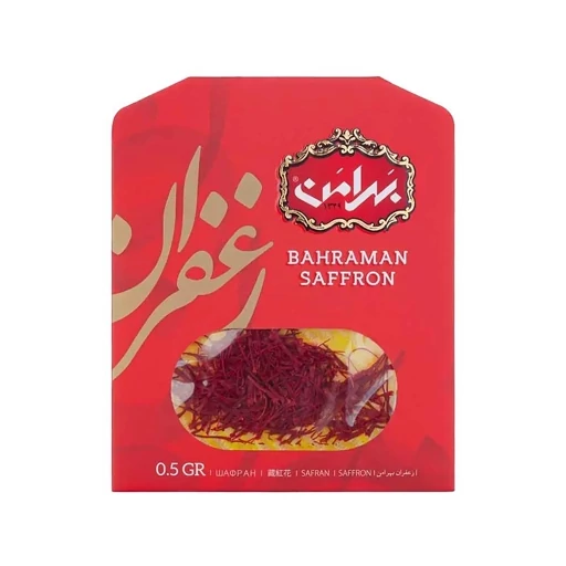 زعفران پاکتی سرگل بهرامن (0.5 گرم) کد 4210