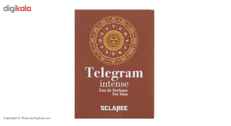 ادو پرفیوم مردانه اسکلاره مدل Telegram Intense حجم 85 میلی لیتر — تصویر ۳