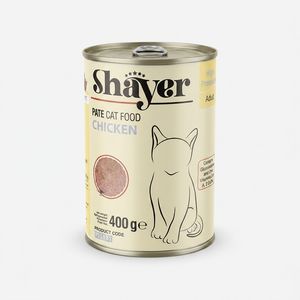کنسرو غذای گربه شایر مدل مرغ وزن 400 گرم