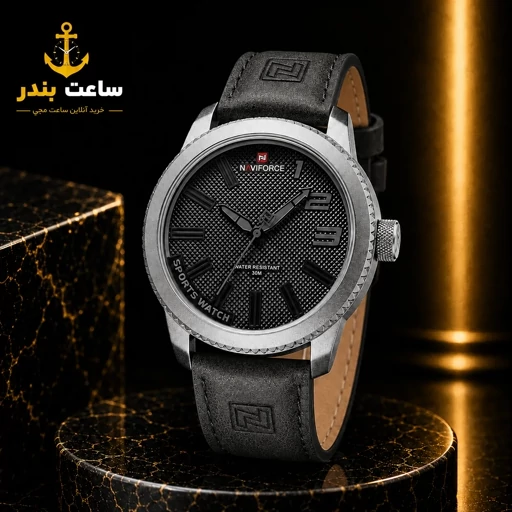 ساعت مچی مردانه نیوی فورس Naviforce NF 9202l S/GY/GY