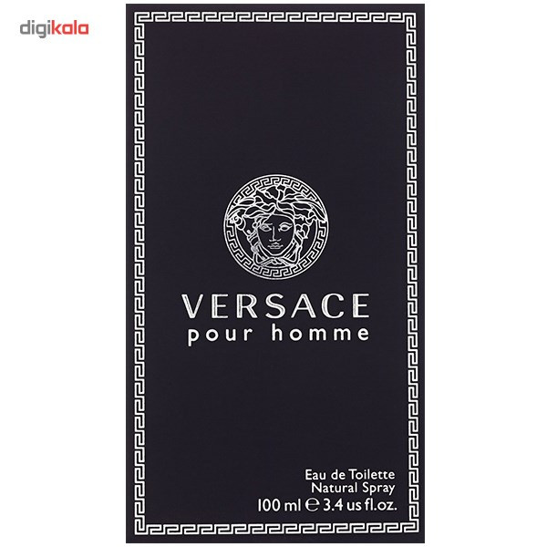 ادو تویلت مردانه ورساچه مدل Pour Homme حجم 100 میلی لیتر — تصویر ۴