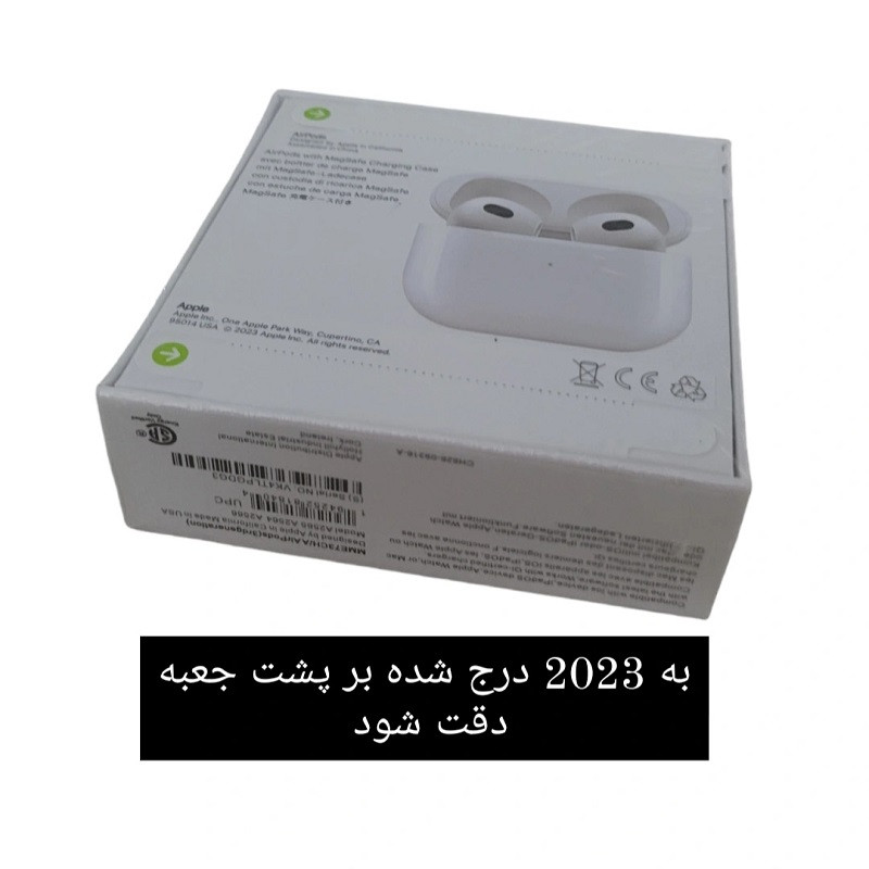 هدفون بلوتوثی مدل airpods 3 -2023 — تصویر ۳