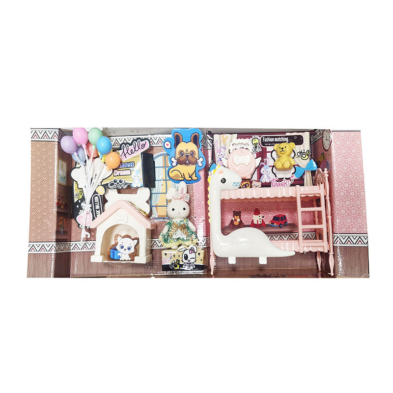 اسباب بازی مدل خانه خرگوش همراه با تخت طرح Dreamy کد 286-78 — تصویر ۳