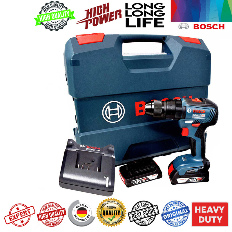 پیچ گوشتی شارژی ضربه ای بوش مدل فوق هوشمند بدون ذغال GSB 18V-50 Brushless — تصویر ۵