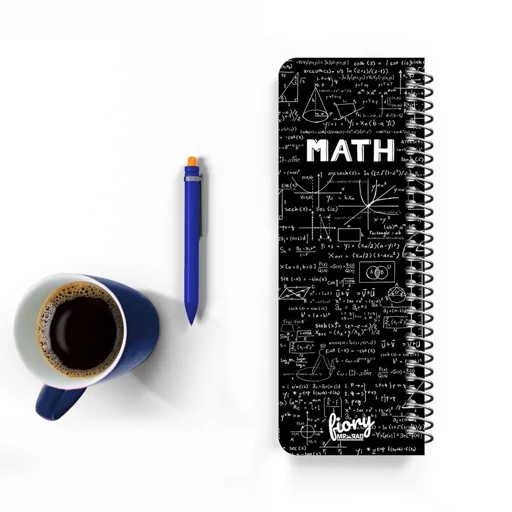 دفترچه یادداشت مستر راد طرح ریاضی کد Math 1949 مشکی