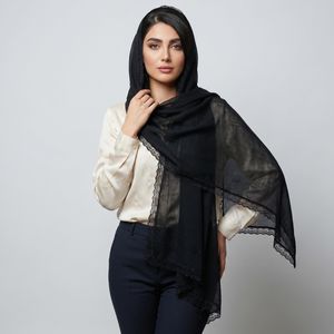 شال زنانه مدل نخی دور دانتل کد 1026