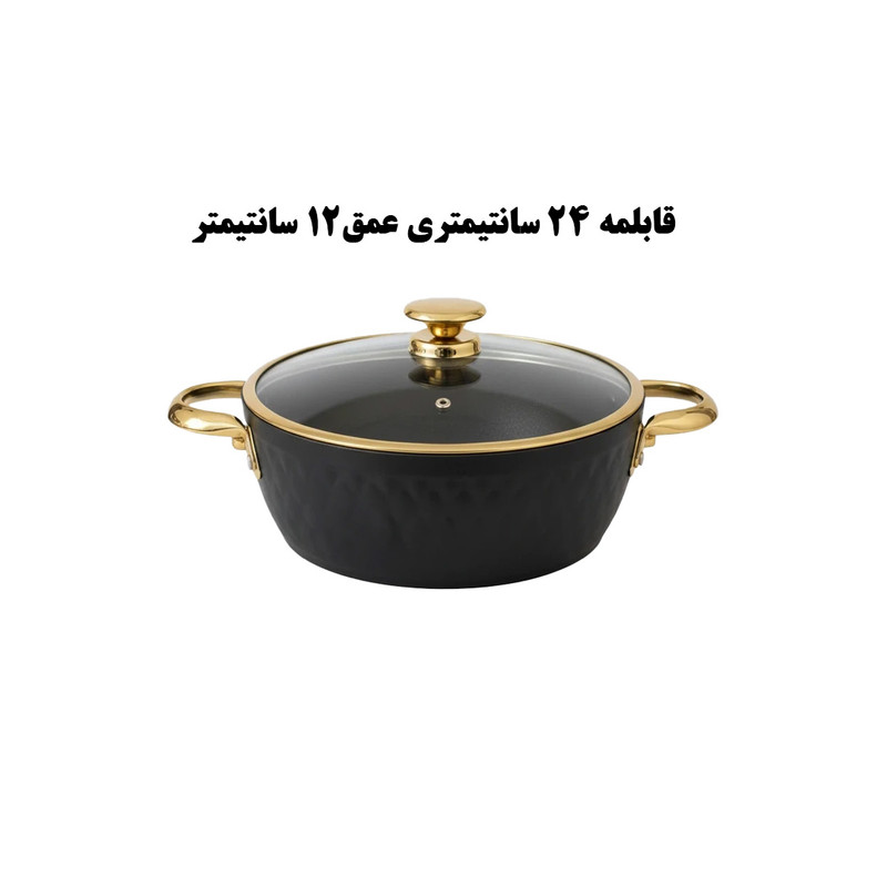 سرویس قابلمه و تابه آلومینیومی 3 پارچه ویوالدی مدل lida — تصویر ۲