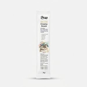 بستنی گربه پرسا مدل Creamy با طعم شیر وزن 20 گرم