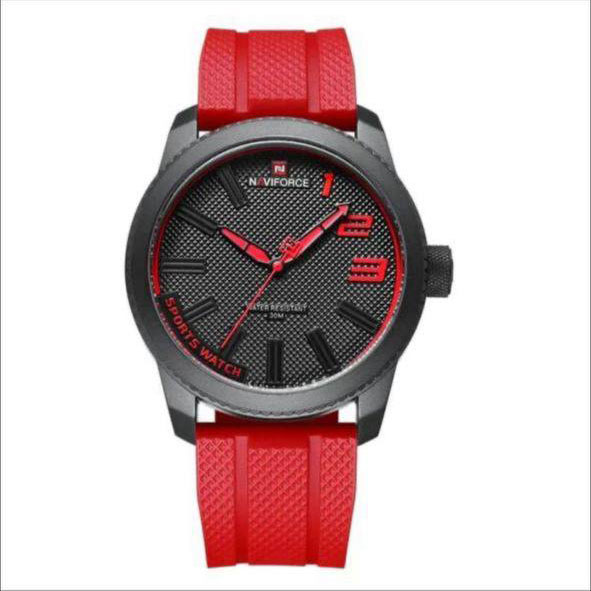 ساعت مچی مردانه نیوی فورس NAVIFORCE مدل Nf9202 ژاپنی مشکی — تصویر ۳