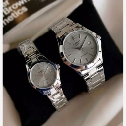 ساعت مچی CASIO کاسیو مردانه استیل حکاکی ژاپن — تصویر ۳