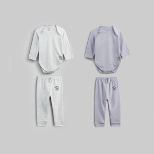 ست بادی و شلوار راحتی نوزادی نیل کوک مدل Dual Lilac مجموعه 2 عددی