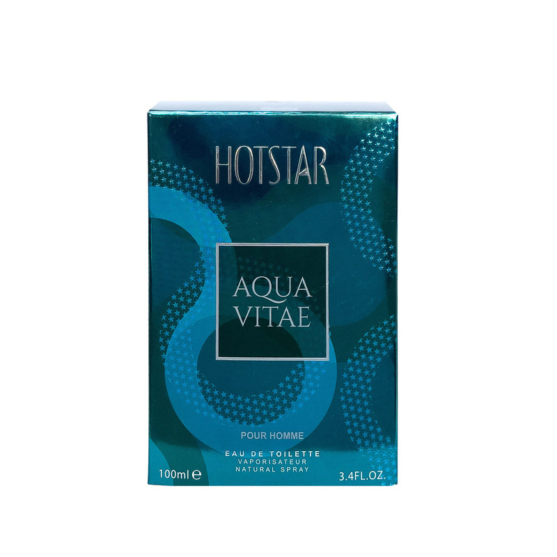 ادو تویلت مردانه هات استار مدل AQUA VITAE حجم 100 میلی لیتر — تصویر ۲