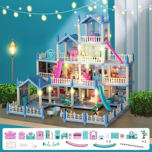 اسباب بازی طرح خانه عروسکی مدل Beautiful home کد 14-862 — تصویر ۲