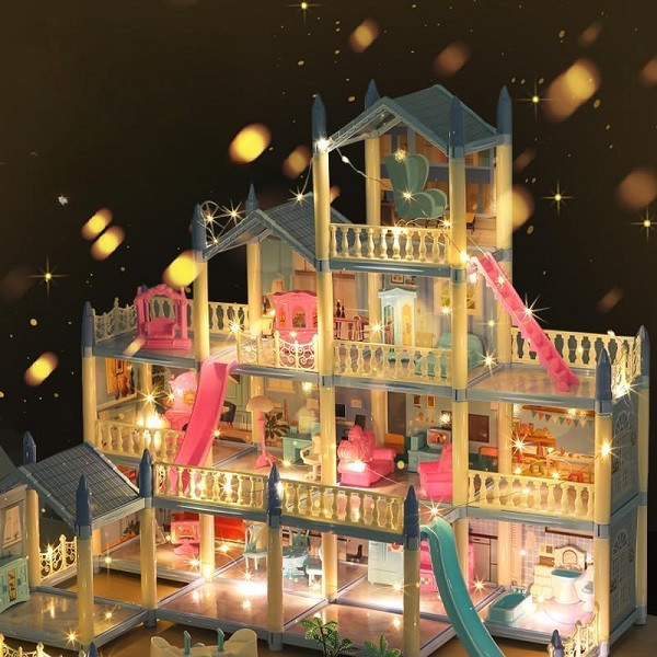 اسباب بازی طرح خانه عروسکی مدل Beautiful home کد 14-862 — تصویر ۳