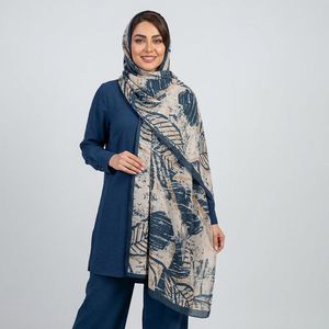 شال زنانه آنالیا مدل نخی برگ کد 2320-1