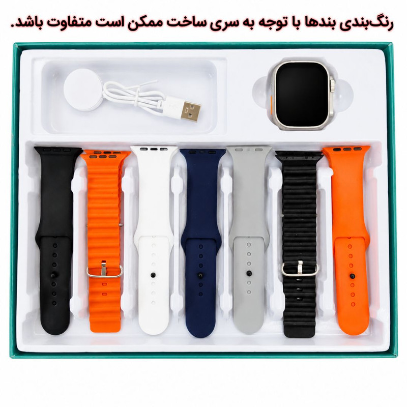 ساعت هوشمند 49 میلی متری اف الترا مدل 1+7 SEVEN PLUS ONE با بند سیلیکونی — تصویر ۳