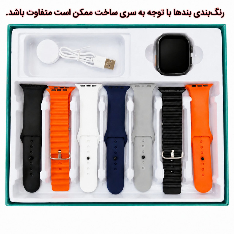 ساعت هوشمند 49 میلی متری اف الترا مدل 1+7 SEVEN PLUS ONE با بند سیلیکونی — تصویر ۴