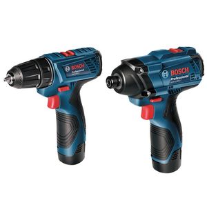 پیچ گوشتی و بکس شارژی بوش مدل فوق حرفه ای GDR 120 LI + GSR 120 LI مجموعه دو عددی