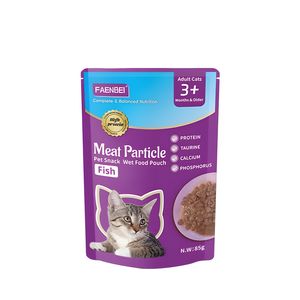 پوچ گربه بالغ فنبی مدل Meat Particle طعم ماهی وزن 85 گرم — تصویر ۲
