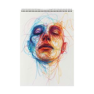 دفتر طراحی 40 برگ نشر رف مدل پرتره کد a3_2
