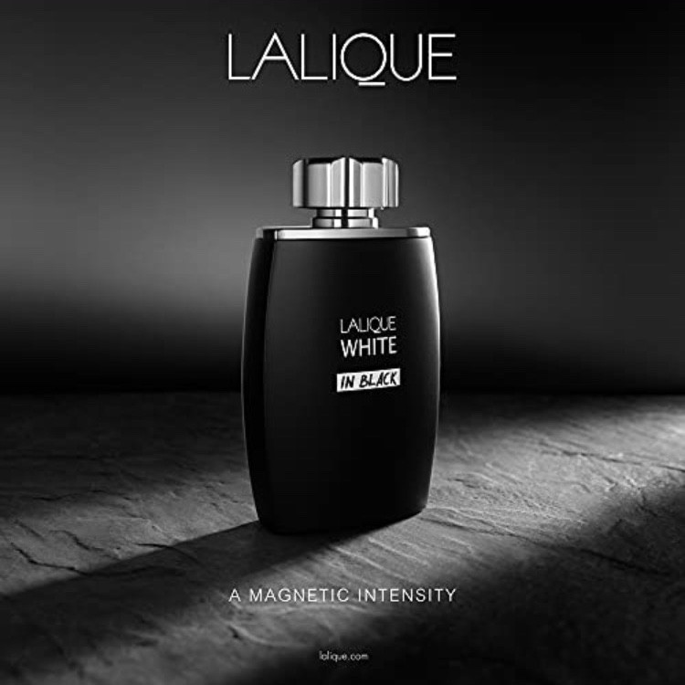ادو پرفیوم مردانه لالیک مدل White in Black حجم 125 میلی لیتر — تصویر ۴