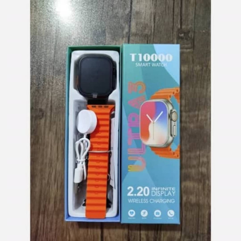 ساعت هوشمند 2 اینچی مدل T10000 Ultra3 با بند سیلیکونی — تصویر ۴