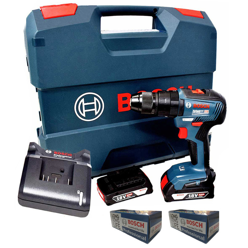 پیچ گوشتی شارژی چکشی بوش مدل GSB 18 V 50Extra brushless — تصویر ۵