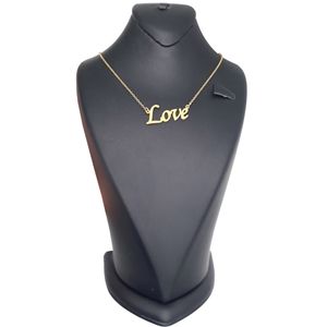 گردنبند نقره زنانه آی جواهر مدل Love