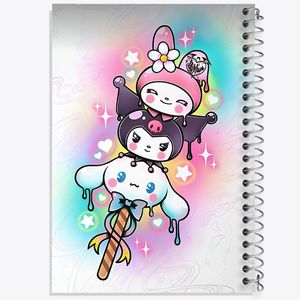 دفتر نقاشی 50 برگ خندالو طرح کرومی (Kuromi) کد N4513