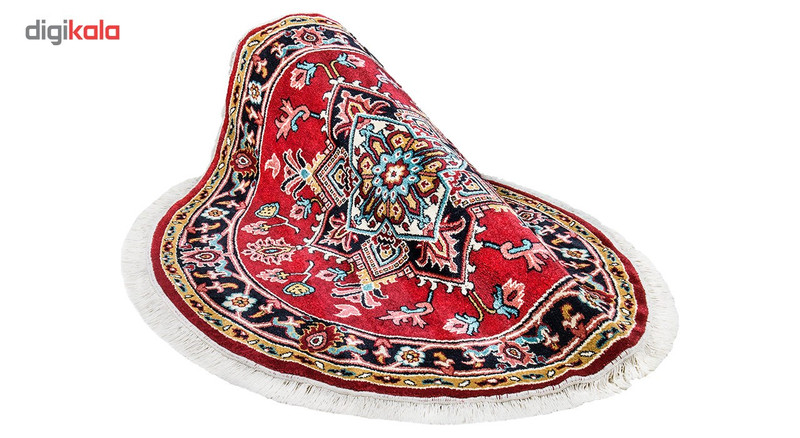 فرش ماشینی سهند کد B045.BJ طرح هریس زمینه قرمز کالیته بختیاری — تصویر ۵