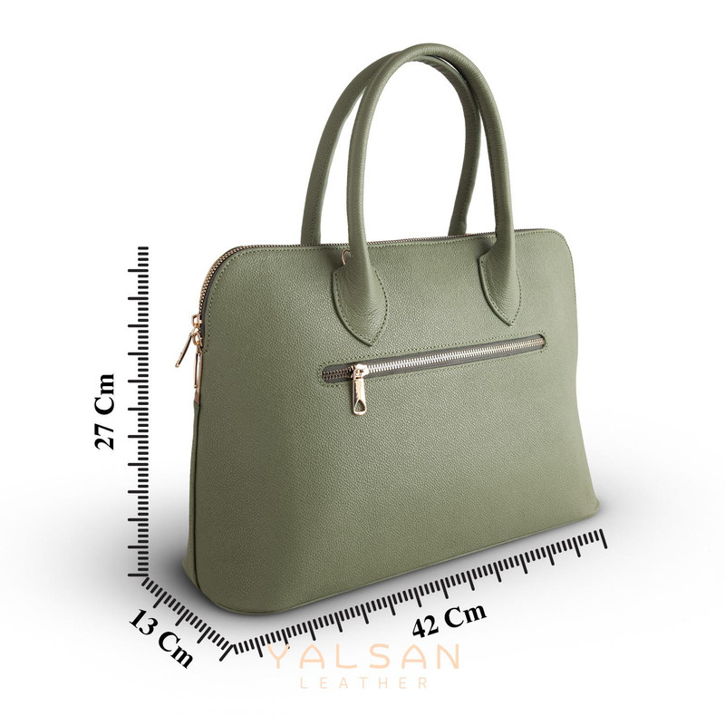 کیف دوشی زنانه چرم یلسان مدل دنیز کد MC-14-003 — تصویر ۵