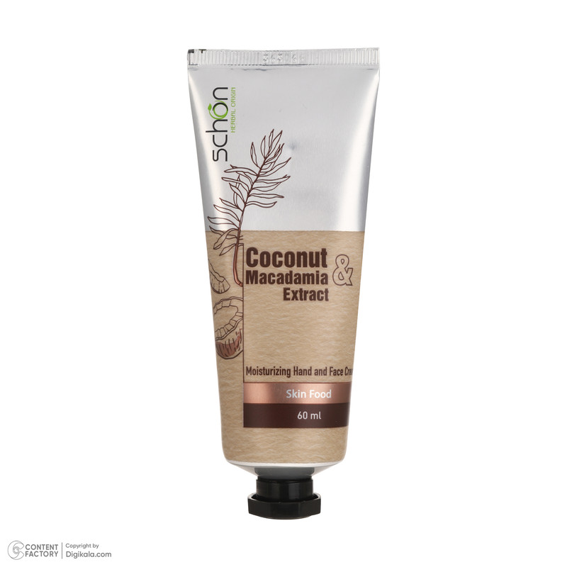 کرم مرطوب کننده شون مدل Coconut مناسب برای انواع پوست حجم 60 میلی لیتر — تصویر ۲