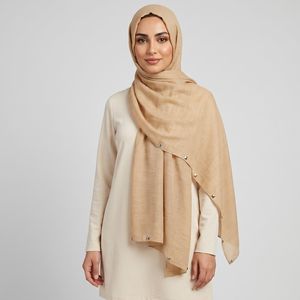 شال زنانه مدل نخی ساده وال اسلپ طرح پاییزه کد 7029