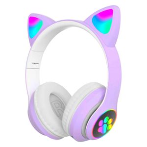 هدفون بلوتوثی طرح فانتزی Cat مدل STN-28 کد01
