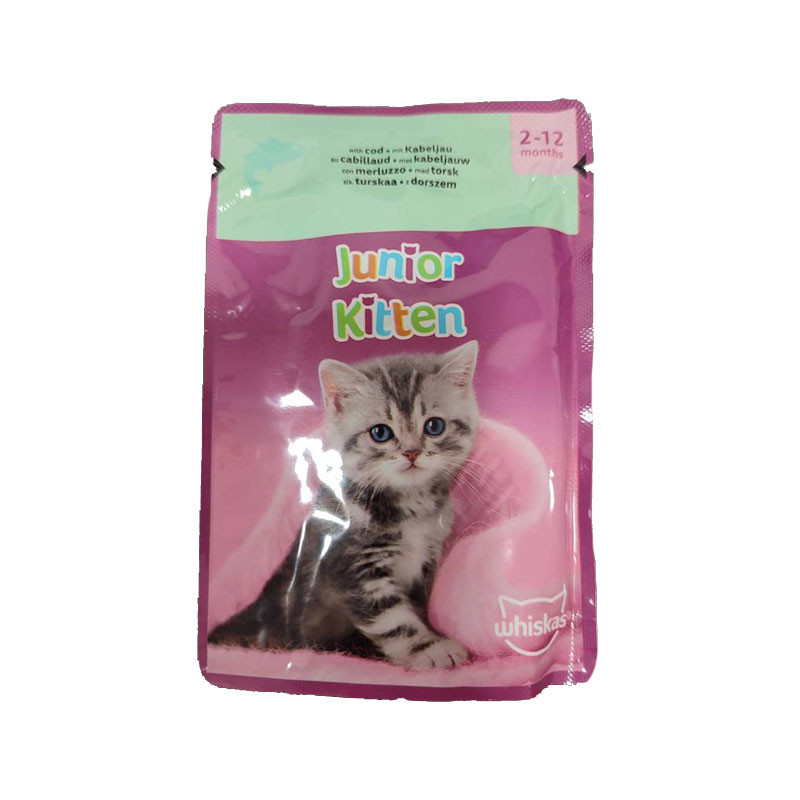 پوچ بچه گربه ویسکاس مدل Kitten Fish Favourites in Jelly با طعم ماهی کاد وزن 85 گرم — تصویر ۲