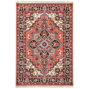 فرش ماشینی سهند مدل هریس کد P648.8J زمینه پیازی