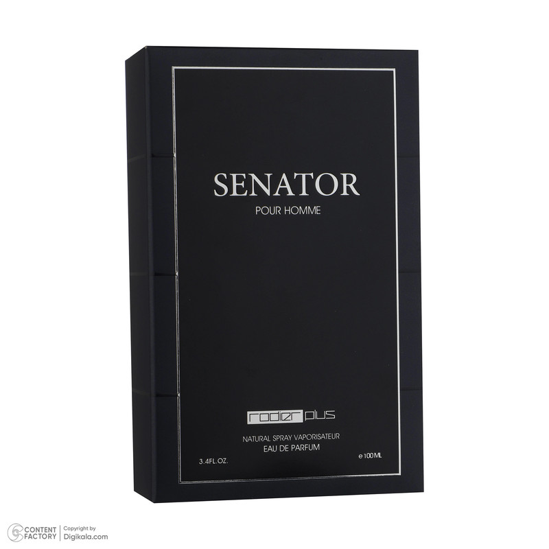 ادو پرفیوم مردانه رودیر مدل senator حجم 100 میلی لیتر — تصویر ۴