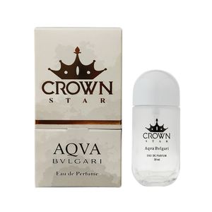 ادو پرفیوم مردانه کراون استار مدل Bvlgari Aqva با رایحه خنک و شیرین حجم 30 میلی لیتر