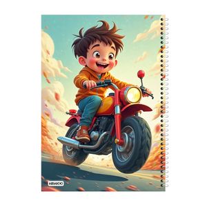 دفتر مشق 100 برگ آلبالو مدل فانتزی پسرانه کد 2312