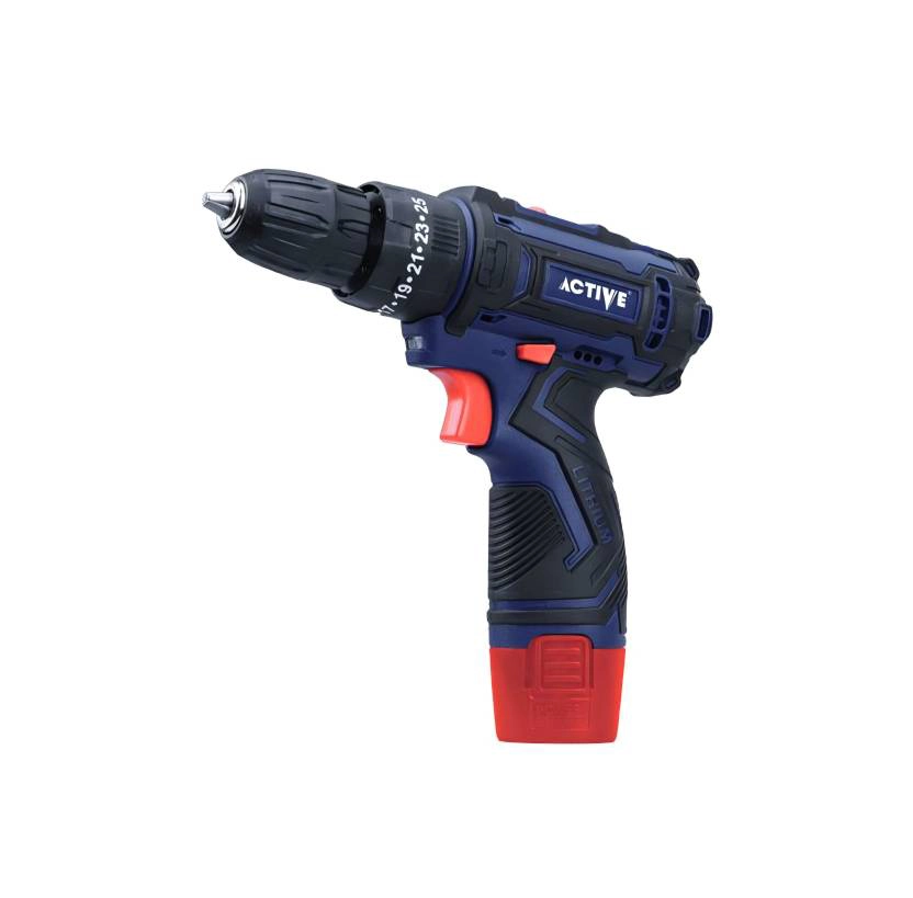دریل پیچ گوشتی چکشی شارژی 12 ولت اکتیو مدل AC-3222BM — تصویر ۲