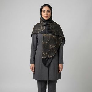 روسری ابریشم زنانه مدل عیدانه کد 9766 با طول و عرض 115*115 سانتی‌متر