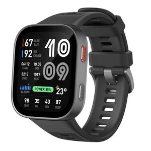 ساعت هوشمند 50 میلی متری امیزفیت مدل Bip Max با بند سیلیکونی