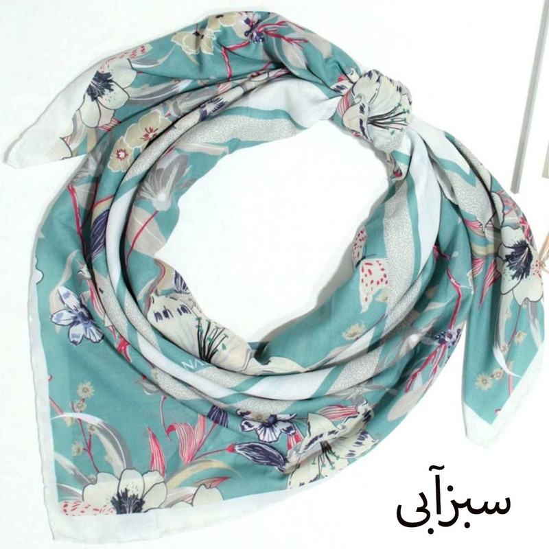 روسری زنانه مدل نخی کلاسیک کد 9864 — تصویر ۳