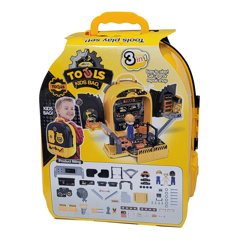 ست اسباب بازی ابزار مدل TOOLS KIDS BAG طرح چمدان — تصویر ۳