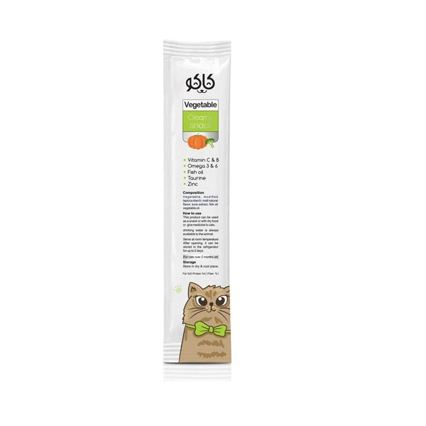 بستنی گربه کاکو مدل Creamy سبزیجات وزن 20 گرم — تصویر ۲