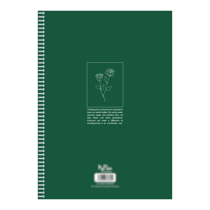 دفتر مشق 100 برگ مای پلن طرح Mathematics مدل صفحات شماره دار کد F2502 — تصویر ۵