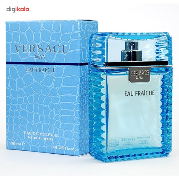 ادو تویلت مردانه ورساچه مدل Versace Man Eau Fraiche حجم 100 میلی لیتر — تصویر ۵