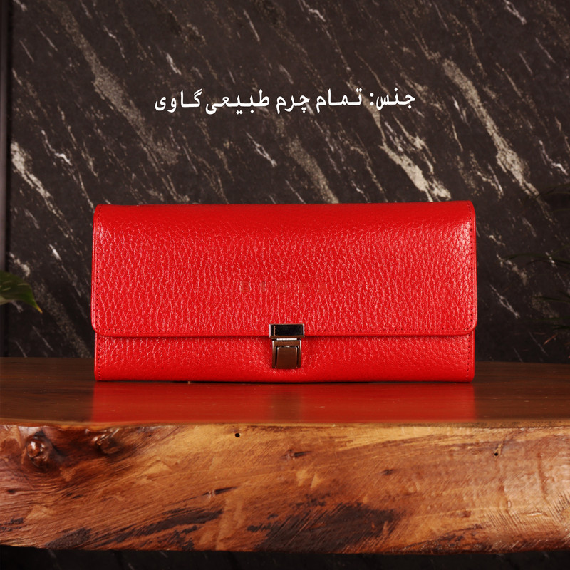 کیف دستی زنانه بیورا مدل چرم طبیعی فلوتر کد kz02 — تصویر ۳