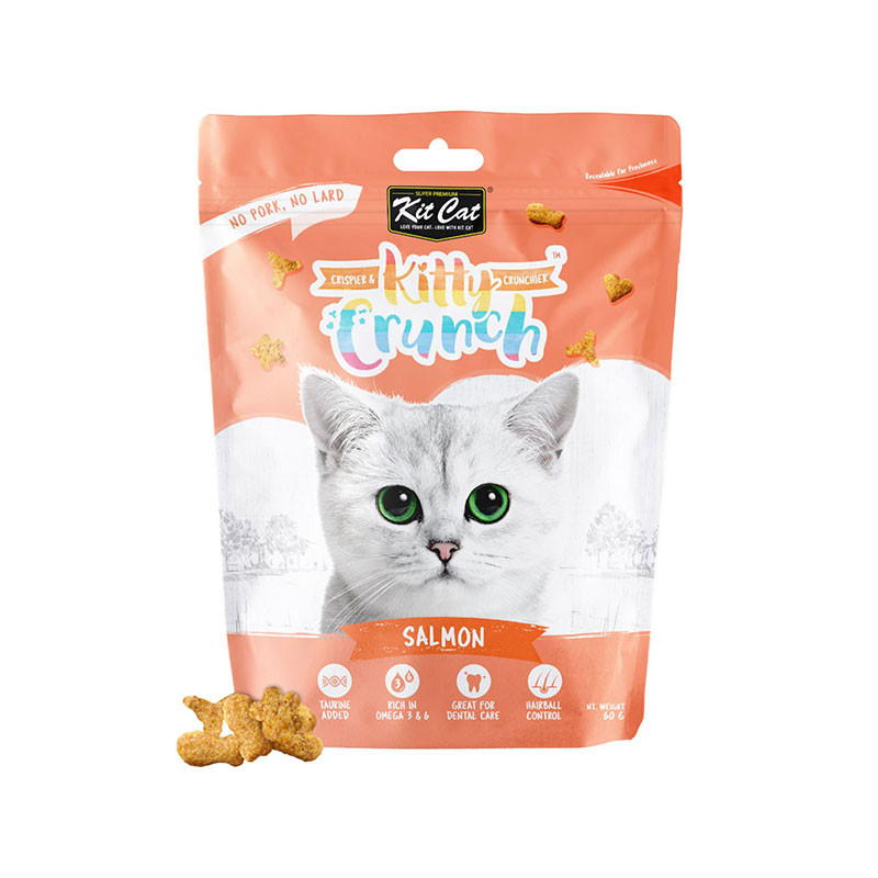 تشویقی گربه کیت کت مدل Kitty Crunch طعم مرغ وزن 60 گرم — تصویر ۲