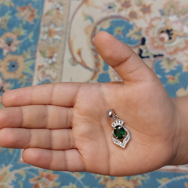 گردنبند نقره زنانه مدل AV190N-S9 C6 — تصویر ۵